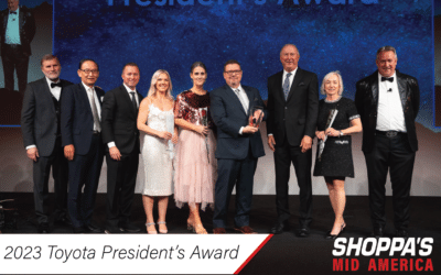 Shoppa’s Mid America Honored with 2023 Toyota President’s Award